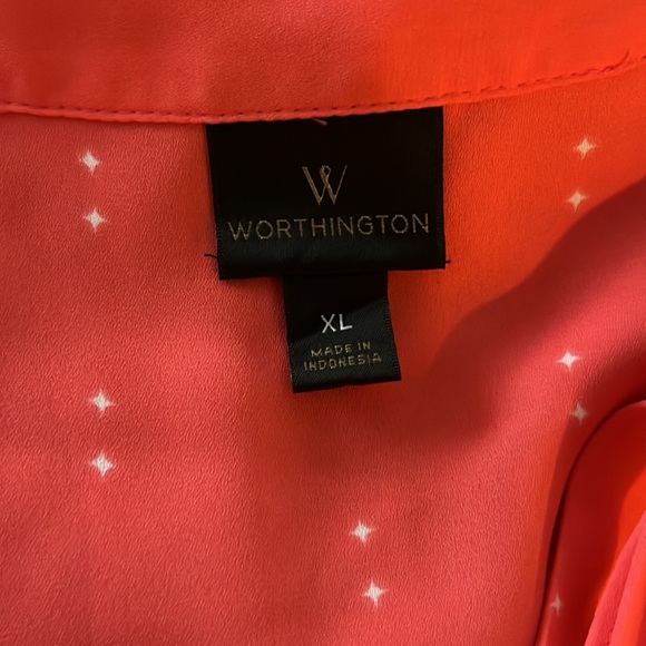 Worthington tie front XL blouse - Picture 6 of 6